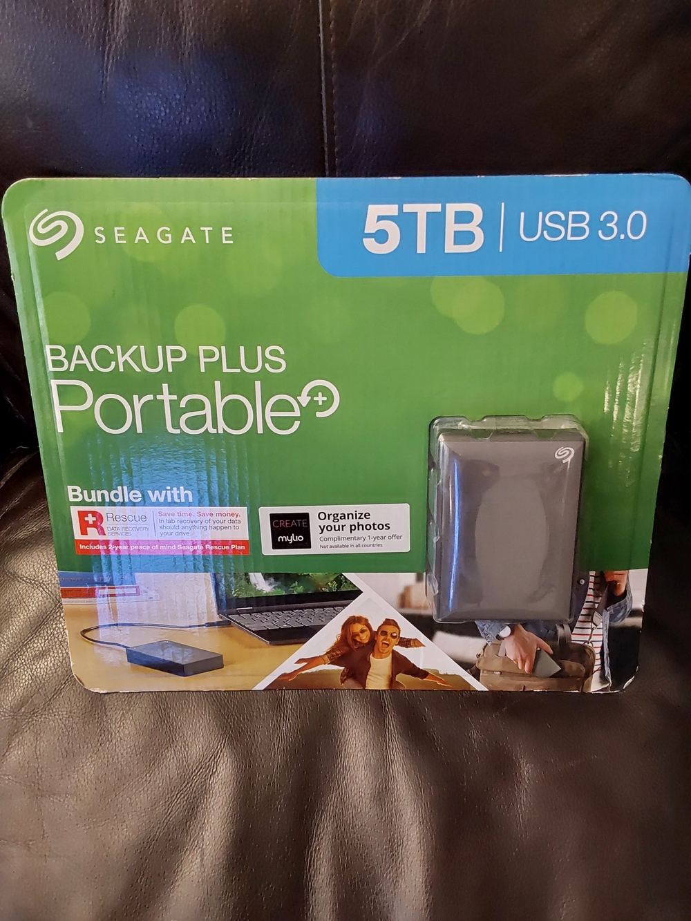Seagate Backup Plus Portable 5TB External USB 3.0 Hard Drive - Gray